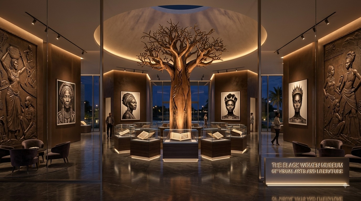 Baobab Central au Crépuscule